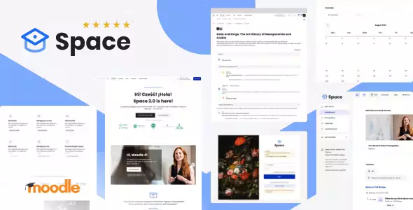 Space – Modern Responsive Moodle Theme for Online Learning Platforms