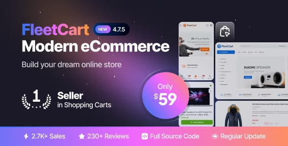 FleetCart - Laravel Ecommerce System