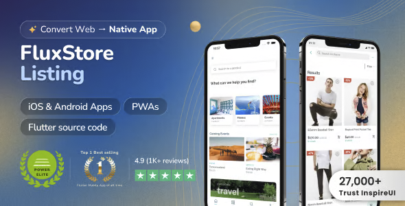 FluxStore Listing – The Best Directory WooCommerce App by Flutter