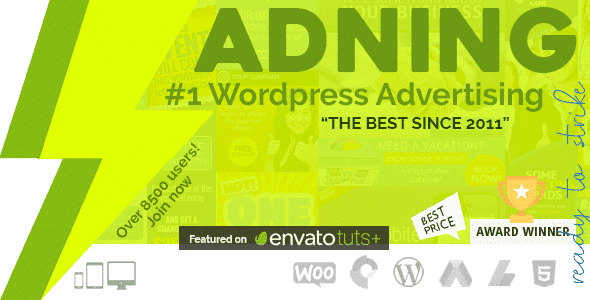 Adning Advertising - WP Pro Advertising System All in One Ad Manager