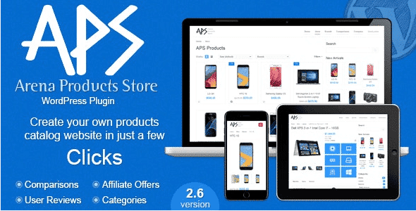 Arena Products Store – WordPress Plugin