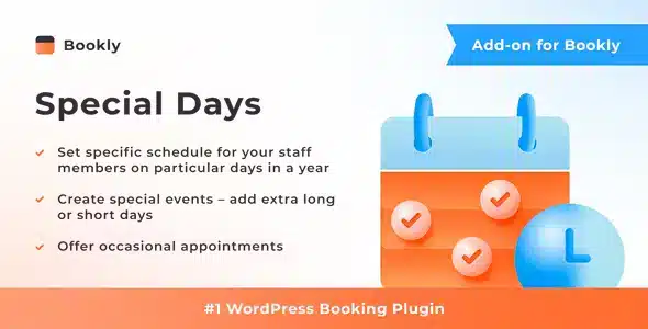 Bookly Special Days (Add-on)
