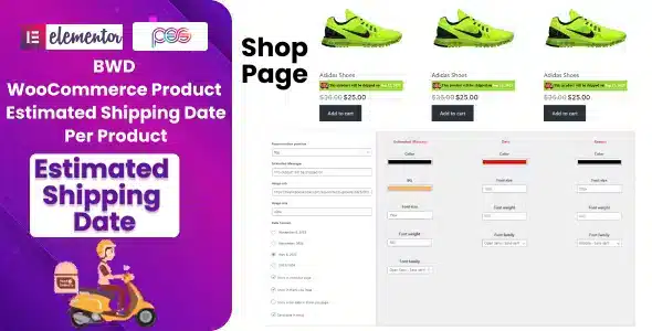 BWD Product Estimated Shipping Date