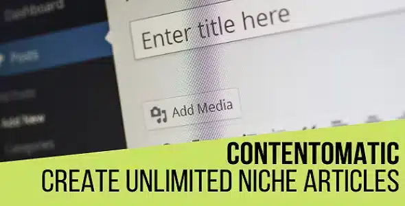 Contentomatic Article Builder Post Generator