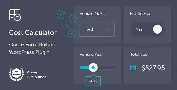 Cost Calculator for WordPress