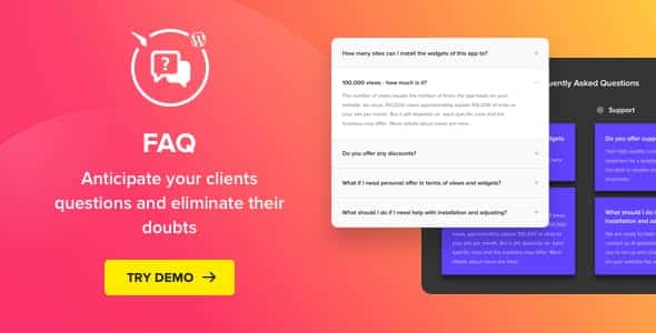 Elfsight Accordion FAQ - WordPress FAQ Plugin