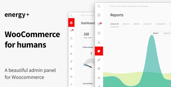 Energy - A Beautiful Admin Panel for WooCommerce