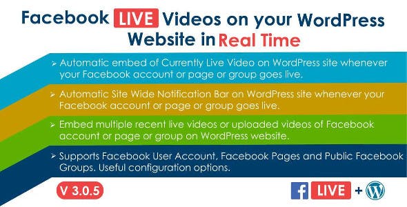 Social Live Video Auto Embed for WordPress (2426)