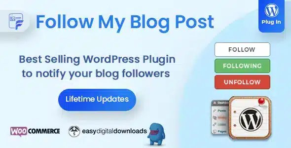 Follow My Blog Post – WordPress WooCommerce Plugin