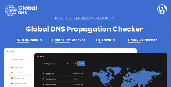 Global DNS Propagation Checker