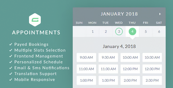 gAppointments - Appointment booking addon for Gravity Forms