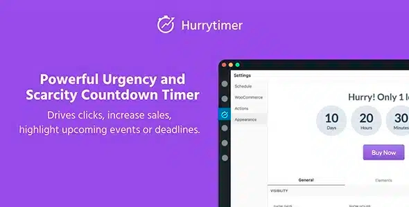 HurryTimer Pro – Scarcity and Urgency Countdown Timer for WordPress & WooCommerce