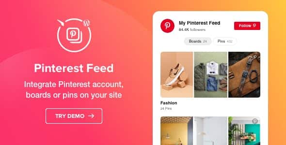 Pinterest Feed – WordPress Pinterest Plugin