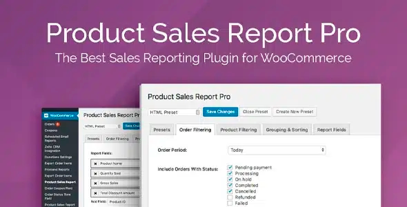 Product Sales Report Pro