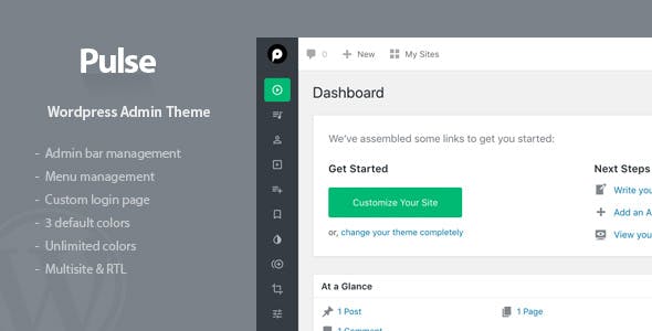 Pulse – WordPress Admin Theme