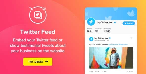 Elfsight Twitter Feed – WordPress Plugin