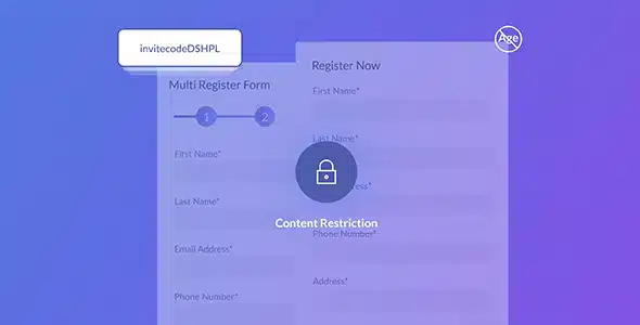 User Registration Content Restriction Addon