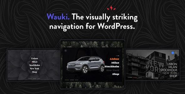 Wauki – Fullscreen WordPress Menu
