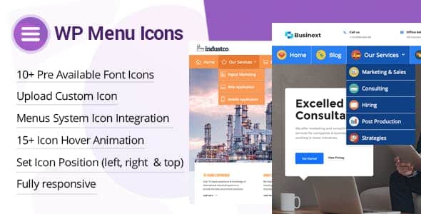 WP Menu Icons - Effectively Add & Customize Icons for WordPress Menus
