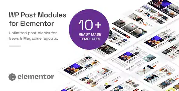 WP Post Modules for NewsPaper and Magazine Layouts (Elementor Addon) (3519)