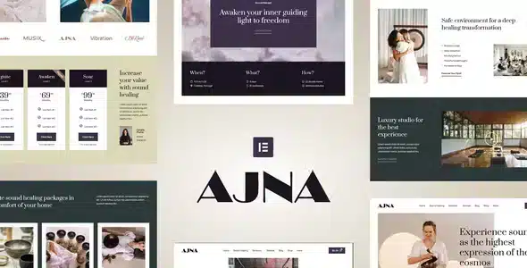 Ajna – Sound Healing & Music Therapy Elementor Pro Template Kit