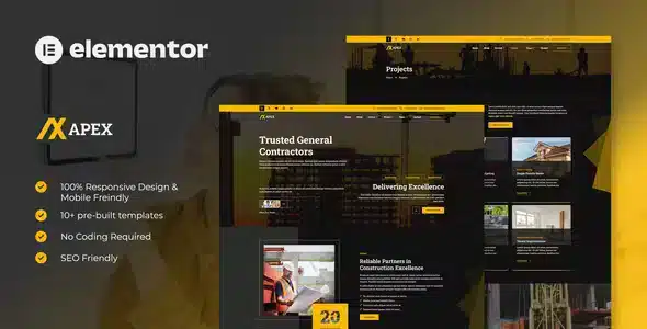Apex Construction Elementor Kit