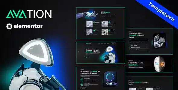 AVATION - Robotics & Artificial Intelligence Elementor Template Kit