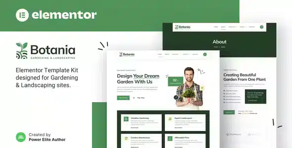 Botania – Gardening & Landscaping Elementor Template Kit