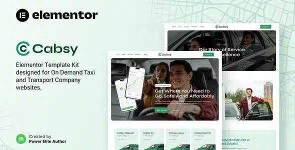 Cabsy Transport Elementor Template Kit