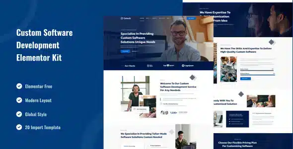 Cetech - Software Development Elementor Template Kit