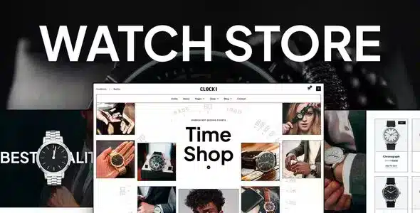 Clocki - Watch Store Elementor Pro Template Kit