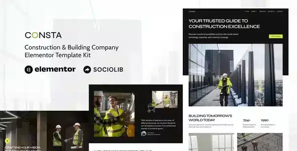 Consta - Construction & Building Company Elementor Template Kit
