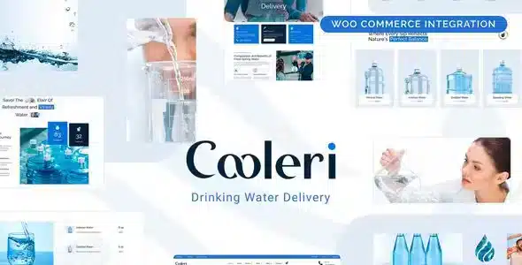 Cooleri Drinking Water Delivery Elementor Pro Kit
