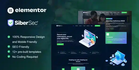 CyberSec Security Services Elementor Template Kit