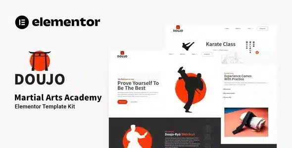 Doujo - Martial Arts Academy Elementor Template Kit