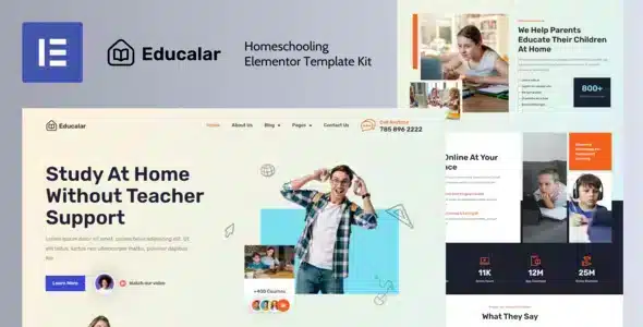 Educalar - Homeschooling Elementor Template Kit