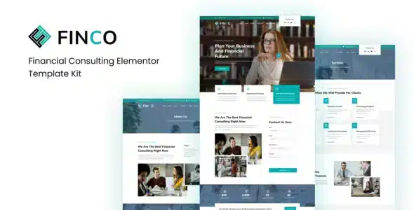 Finco - Financial Consulting Elementor Template Kit