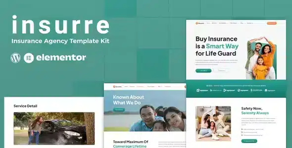 Insurre - Insurance Agency Elementor Template Kit