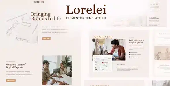 Lorelei - Feminine Business Elementor Template Kit