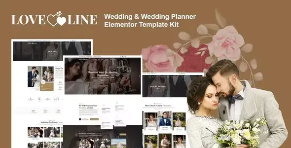 Loveline – Wedding & Wedding Planner Elementor Template Kit