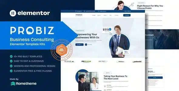 Probiz - Business Consulting Elementor Template Kit