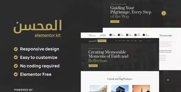 Rahman - Hajj & Umrah Tour Agency Elementor Template Kit