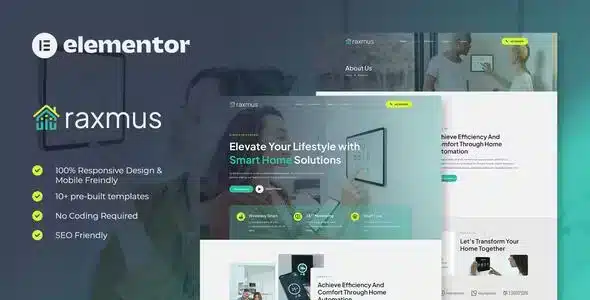 Raxmus Smart Home Automation Elementor Kit