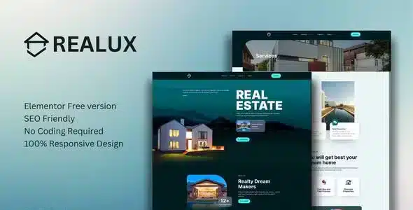 Realux - Real Estate Elementor Template Kit