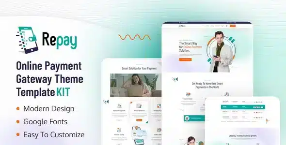 Repay | Payment Gateway Elementor Template Kit