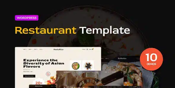 Resturica – Food Industry Elementor Pro Template Kit
