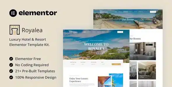 Royalea Luxury Hotel and Resort Elementor Kit