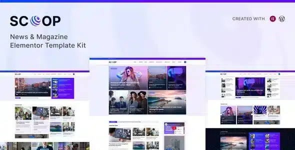 Scoop – News and Magazine Elementor Pro Template Kit