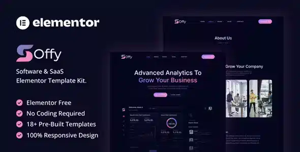 Soffy – Software & SaaS Elementor Template Kit