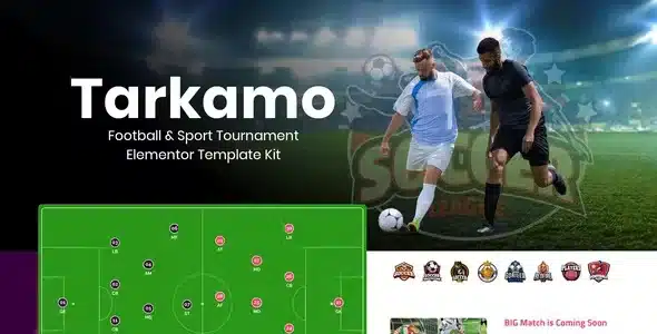 Tarkamo - Football & Sport Tournament Elementor Template Kit